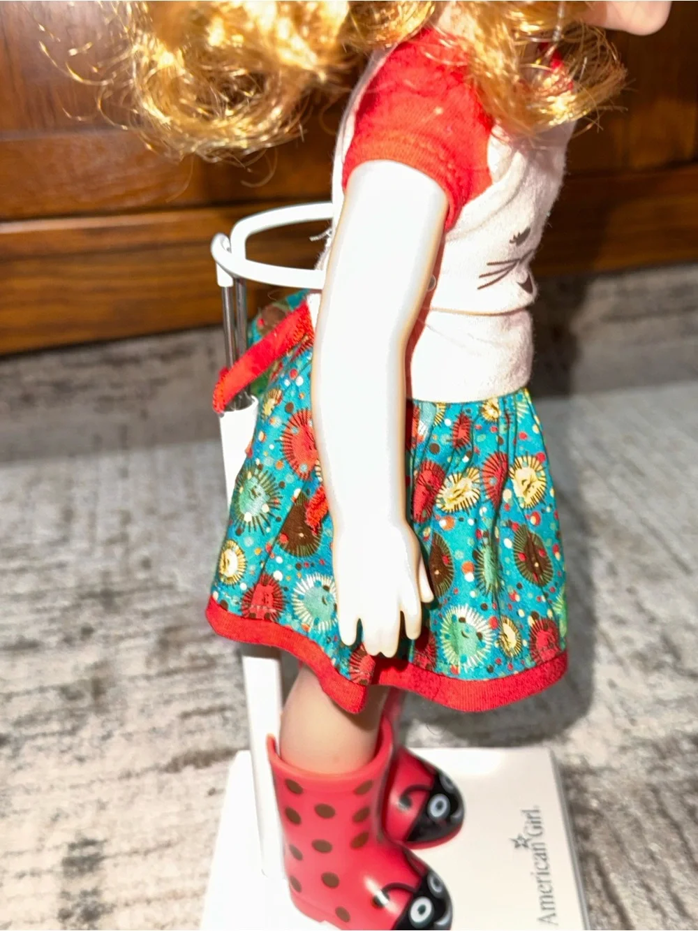 American Girl wellie wishers Willa doll in original outfit